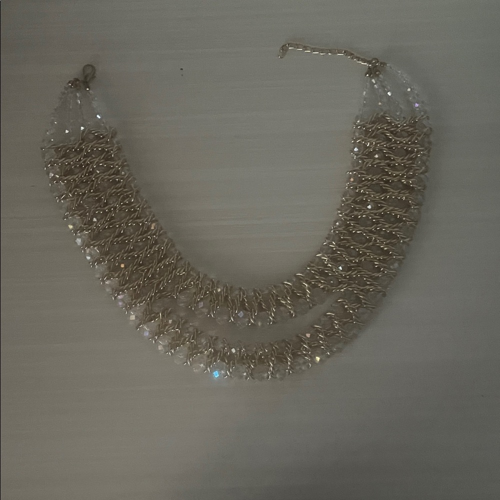 Elegant Gold and Silver Chain Necklace